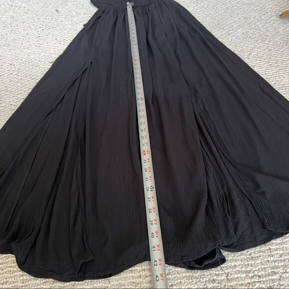 Lulu’s Heart's Desire Black Lace-Up Maxi Dress - Picture 5 of 11